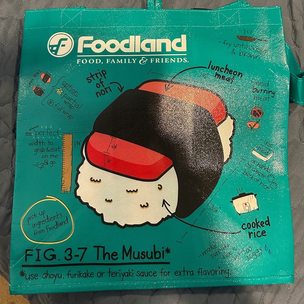 Foodland Musubi Reusable Bag - Picture 2 of 4